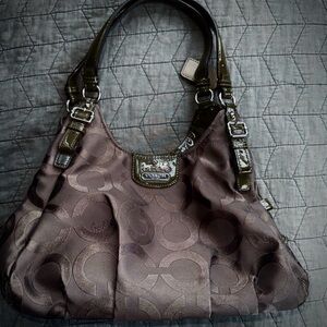 Coach Madison Op Art Maggie Shoulder Bag